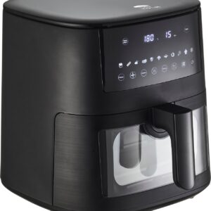 Airfryer M/vindue 1650 Watt 6,5 Liter Mat Sort