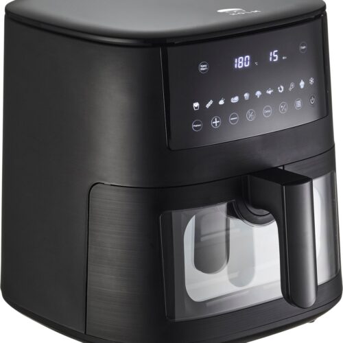 Airfryer M/vindue 1650 Watt 6,5 Liter Mat Sort