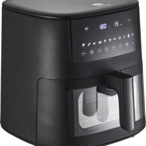 Airfryer M/vindue 1650 Watt 6,5 Liter Mat Sort